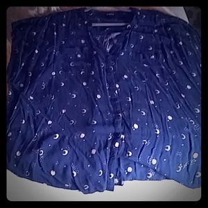 Short sleeve women's 3x blouse